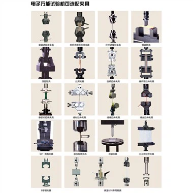 Trækprøvningsmaskinsdele